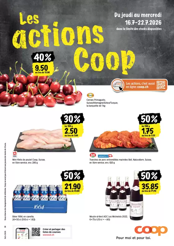 Coop Katalog in Schwyz | Coop reklamblad | 2026-07-16T00:00:00.000Z - 2026-07-22T00:00:00.000Z