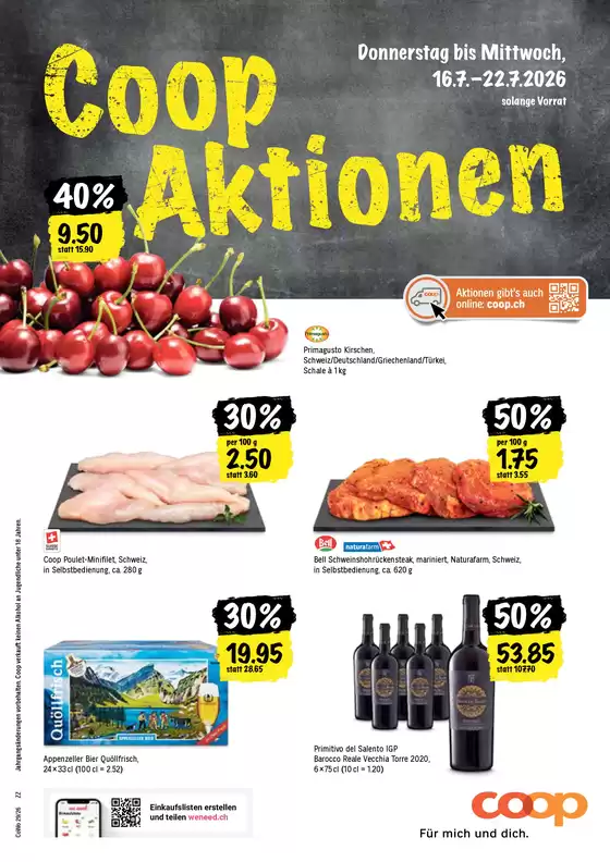 Coop Katalog in Schwyz | Top-Deals für alli Chunde | 2026-07-16T00:00:00.000Z - 2026-07-22T00:00:00.000Z