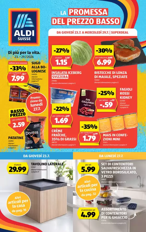 Aldi Katalog in Therwil | Groossi Uswahl a Ängbot | 2026-07-23T00:00:00.000Z - 2026-07-29T00:00:00.000Z