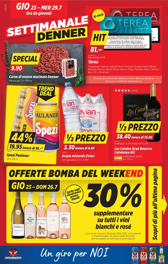 Denner Katalog in Bern | 2026-30-it | 2026-07-23T00:00:00.000Z - 2026-07-29T00:00:00.000Z