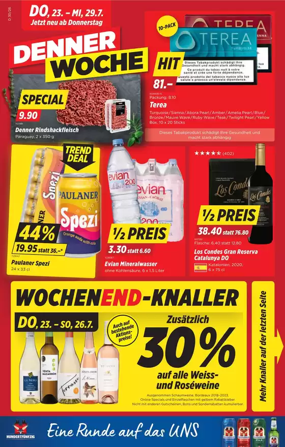 Denner Katalog in Bern | 2026-30-de | 2026-07-23T00:00:00.000Z - 2026-07-29T00:00:00.000Z