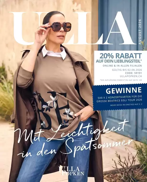 Ulla Popken Katalog in Lausanne | Ulla Popken reklamblad - DE | 2026-07-23T00:00:00.000Z - 2026-08-02T00:00:00.000Z