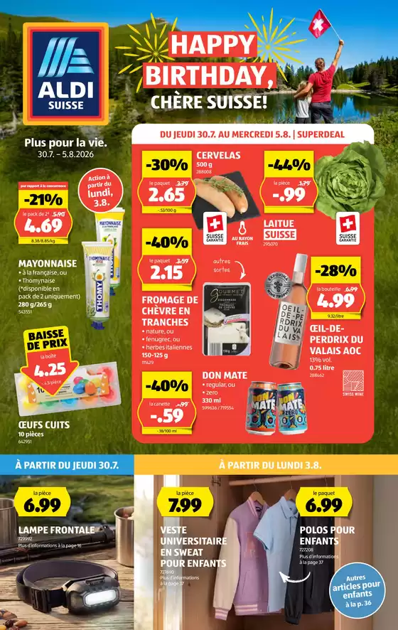 Aldi Katalog | Top-Ängbot für alli Schnäppchenjäger | 2026-07-30T00:00:00.000Z - 2026-08-05T00:00:00.000Z