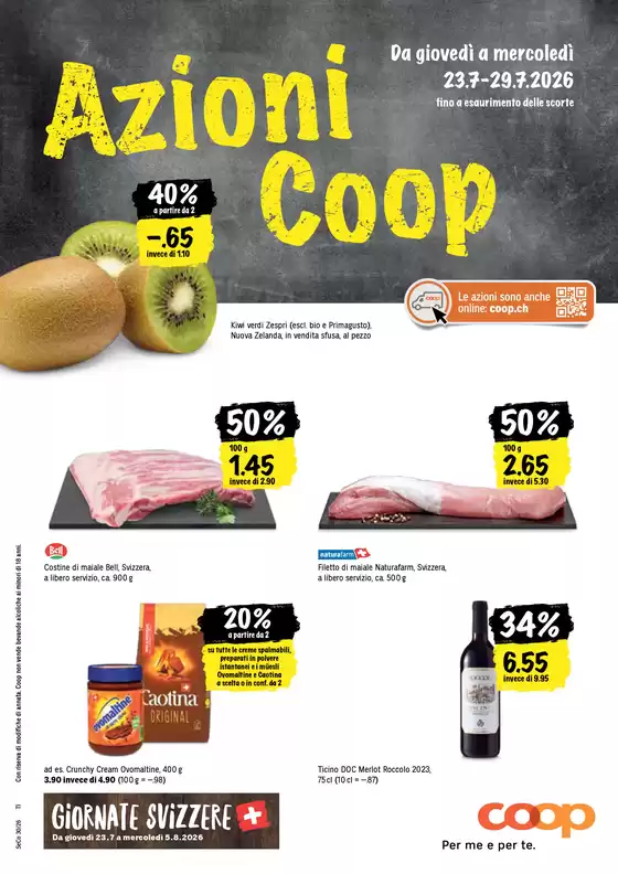 Coop City Katalog | Attraktiivi Sonderängbot für alli | 2026-07-23T00:00:00.000Z - 2026-07-29T00:00:00.000Z