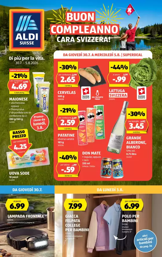 Aldi Katalog | Top-Deals für alli Chunde | 2026-07-30T00:00:00.000Z - 2026-08-05T00:00:00.000Z