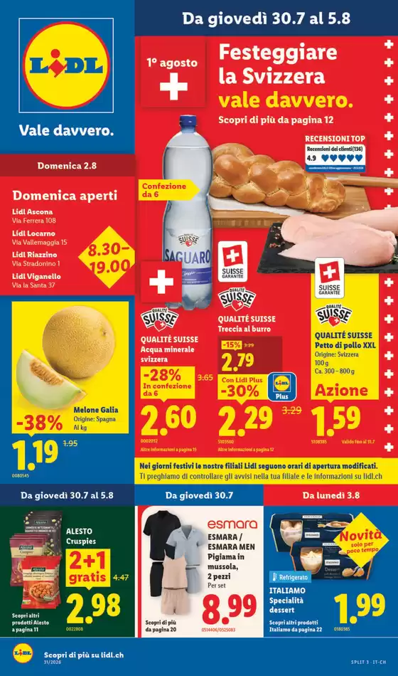 Lidl Katalog in Villars-sur-Glâne | 30.7 - 5.8 | 2026-07-30T00:00:00.000Z - 2026-08-05T00:00:00.000Z