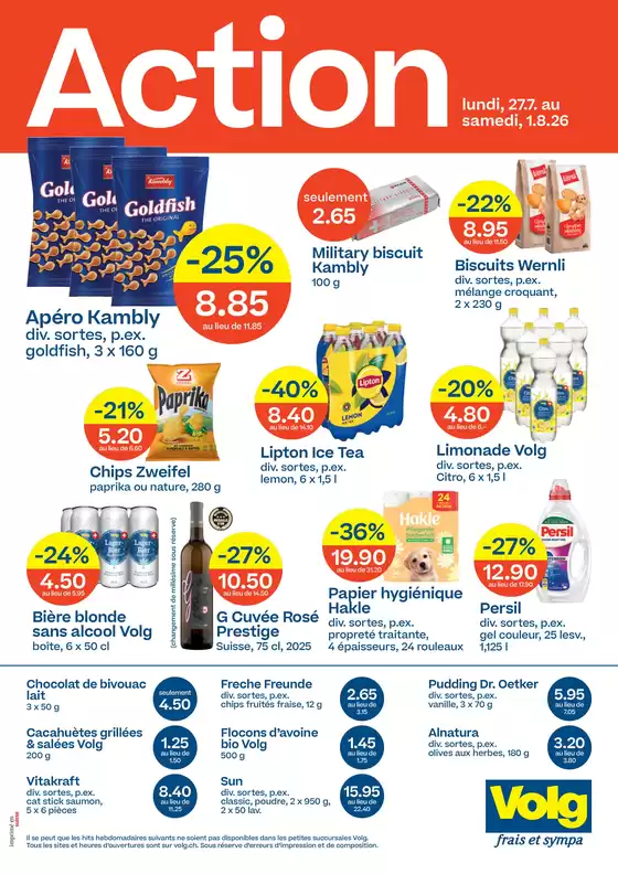 Volg Katalog in Villars-sur-Glâne | Top-Ängbot für Sparfüchse | 2026-07-27T00:00:00.000Z - 2026-08-01T00:00:00.000Z