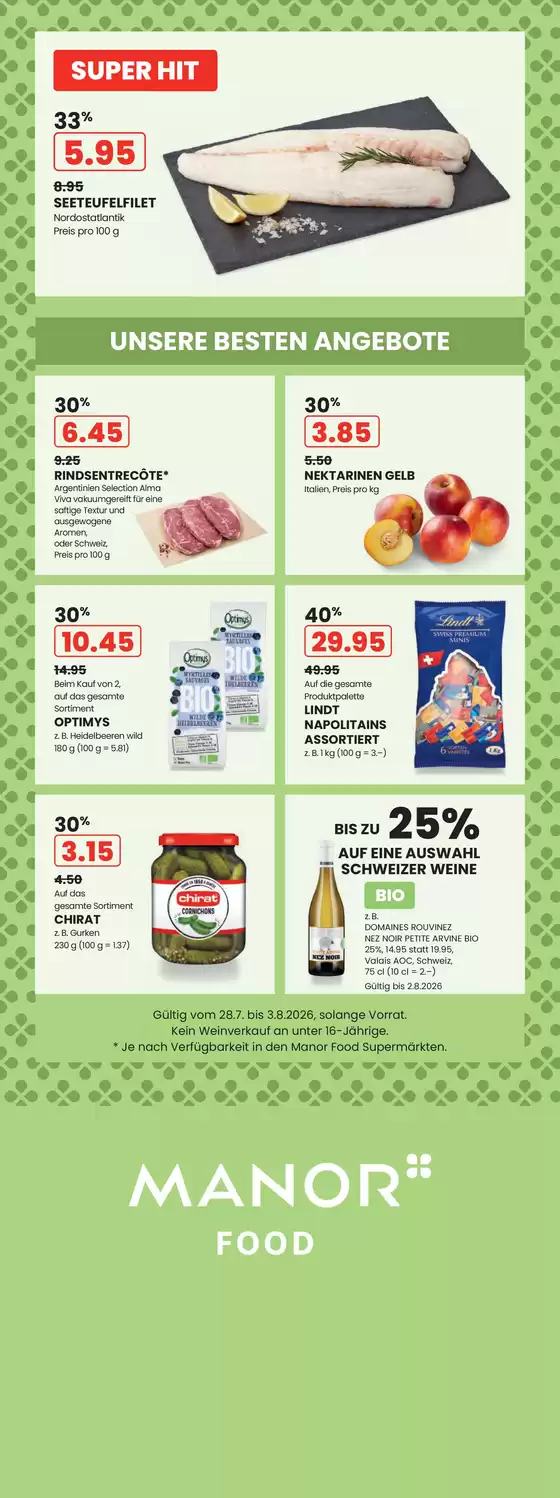 Manor Katalog in Bern | Der aktuelle Katalog - DE | 2026-07-28T00:00:00.000Z - 2026-08-03T00:00:00.000Z