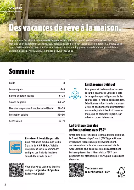 Vos meubles de jardin 2025 - FR