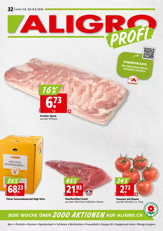 Aligro Katalog in Bern | Sonderängbot für Sie | 2026-08-03T00:00:00.000Z - 2026-08-08T00:00:00.000Z