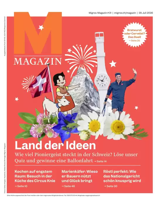Migros Katalog in Bern | Migros reklamblad - DE Basel | 2026-07-29T00:00:00.000Z - 2026-07-29T00:00:00.000Z