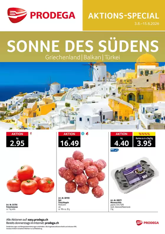 Prodega Katalog in Onex | Kw32 agh sonne des suedens d | 2026-08-03T00:00:00.000Z - 2026-08-15T00:00:00.000Z