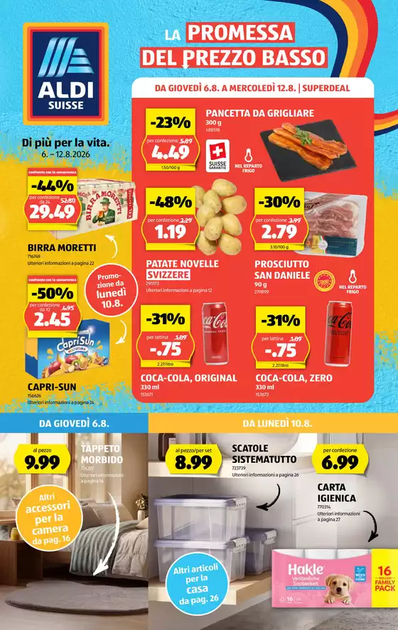 Aldi Katalog in Onex | Attraktiivi Sonderängbot für alli | 2026-08-06T00:00:00.000Z - 2026-08-12T00:00:00.000Z