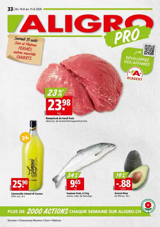 Aligro Katalog | Actions PRO #33 | 2026-08-10T00:00:00.000Z - 2026-08-15T00:00:00.000Z