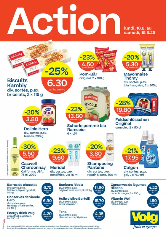 Volg Katalog | Exklusivi Deals für üsi Chunde | 2026-08-10T00:00:00.000Z - 2026-08-15T00:00:00.000Z