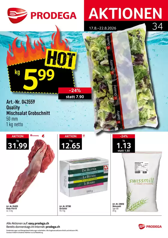 Prodega Katalog in Winterthur | Kw34 agh aktionen d | 2026-08-17T00:00:00.000Z - 2026-08-22T00:00:00.000Z