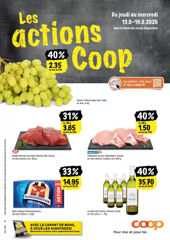 Coop Katalog in Winterthur | Coop reklamblad | 2026-08-13T00:00:00.000Z - 2026-08-19T00:00:00.000Z