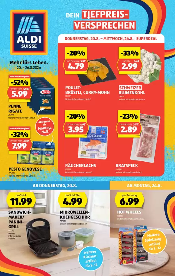 Aldi Katalog in Winterthur | Top-Deals und Rabatt | 2026-08-20T00:00:00.000Z - 2026-08-26T00:00:00.000Z