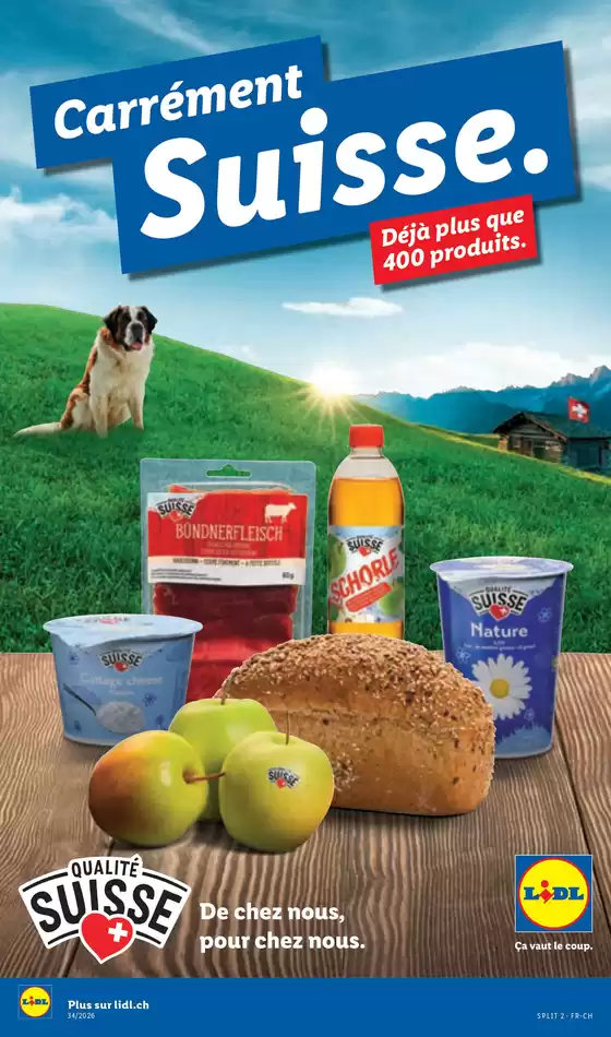 Lidl Katalog in Veyrier | Durablement dans lassortiment | 2026-08-20T00:00:00.000Z - 2026-08-26T00:00:00.000Z