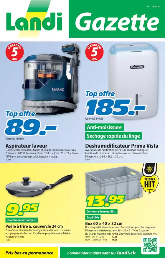 Landi Katalog in Prilly | Tolles Ängbot für Schnäppchenjäger | 2026-08-18T00:00:00.000Z - 2026-08-24T00:00:00.000Z