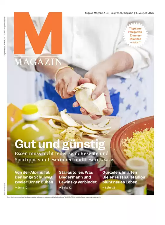 Migros Katalog in Lavena Ponte Tresa | Migros reklamblad - DE Basel | 2026-08-19T00:00:00.000Z - 2026-09-02T00:00:00.000Z