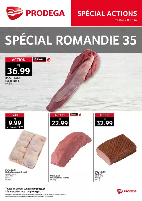 Prodega Katalog in Birsfelden | Kw35 agh special romandie f | 2026-08-24T00:00:00.000Z - 2026-08-29T00:00:00.000Z