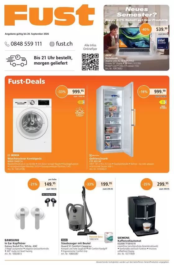 Fust Katalog in Chur | FF09-26DE | 2026-08-21T00:00:00.000Z - 2026-09-20T00:00:00.000Z