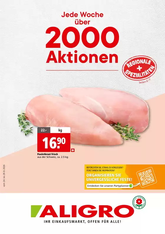 Aligro Katalog in Riehen | Üsi beste Schnäppchen | 2026-08-24T00:00:00.000Z - 2026-08-29T00:00:00.000Z