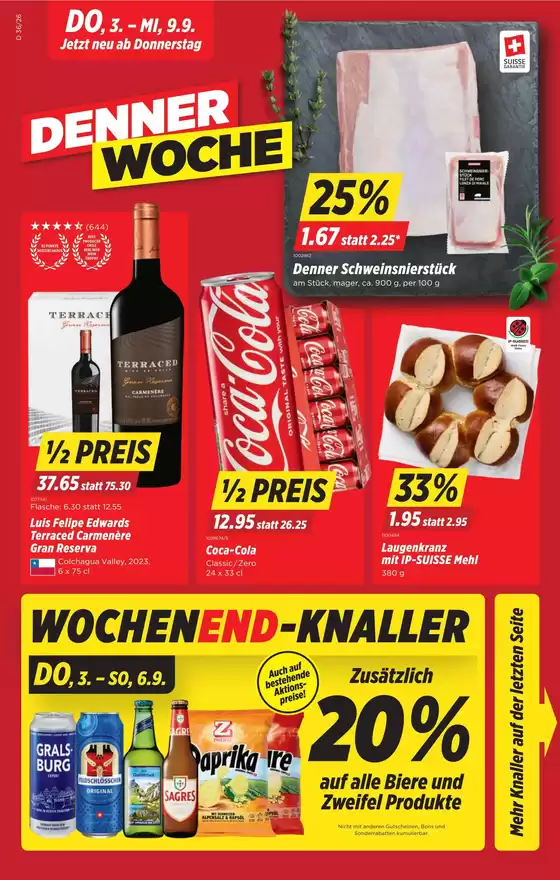 Denner Katalog in Köniz | 2026-36-de | 2026-09-03T00:00:00.000Z - 2026-09-09T00:00:00.000Z