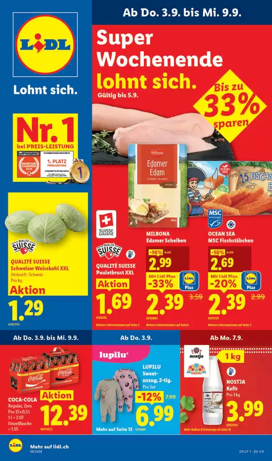 Lidl Katalog in Wettingen | 3.9. - 9.9. | 2026-09-03T00:00:00.000Z - 2026-09-09T00:00:00.000Z