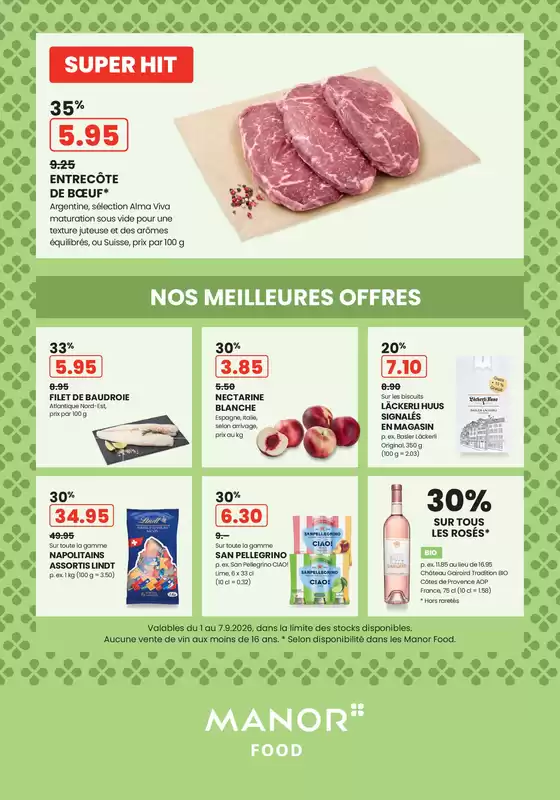 Manor Katalog | Le catalogue actuel - FR | 2026-09-01T00:00:00.000Z - 2026-09-07T00:00:00.000Z
