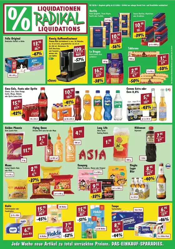 Radikal Katalog | Radikal Aktuelle Wochenhits - DE | 2026-09-01T00:00:00.000Z - 2026-09-15T00:00:00.000Z