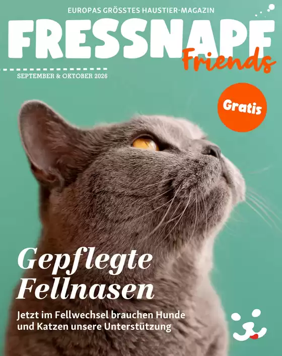 Fressnapf Katalog | Magazin Fressnapf - DE | 2026-09-01T00:00:00.000Z - 2026-10-31T00:00:00.000Z
