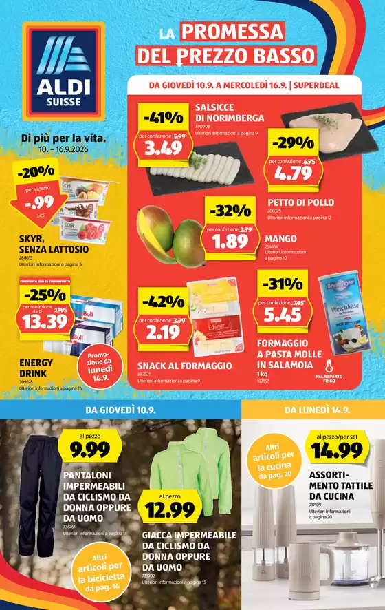 Aldi Katalog | Tolle Rabatt uf usgwählte Produkt | 2026-09-10T00:00:00.000Z - 2026-09-16T00:00:00.000Z