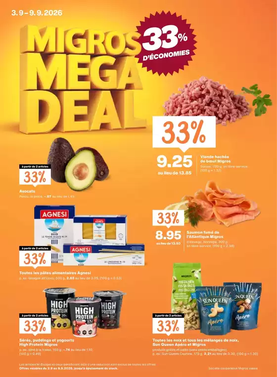 Migros Katalog | Migros reklamblad - FR | 2026-09-03T00:00:00.000Z - 2026-09-09T00:00:00.000Z