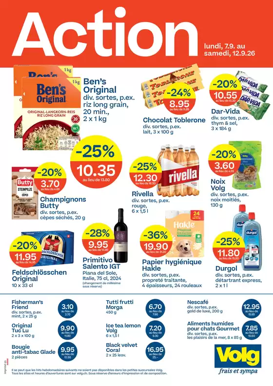 Volg Katalog | Top-Deals für alli Chunde | 2026-09-07T00:00:00.000Z - 2026-09-12T00:00:00.000Z