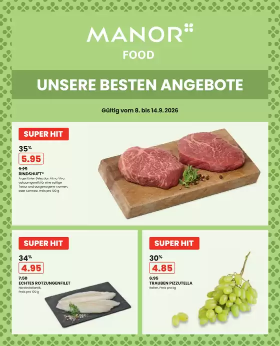 Manor Katalog | Top-Deals und Rabatt | 2026-09-08T00:00:00.000Z - 2026-09-14T00:00:00.000Z