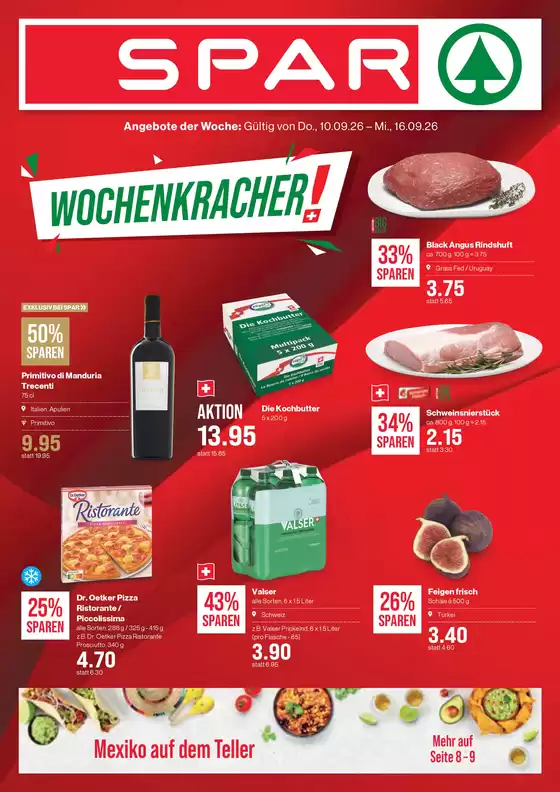 SPAR Katalog in Freienbach | Attraktiivi Ängbot entdecke | 2026-09-10T00:00:00.000Z - 2026-09-16T00:00:00.000Z