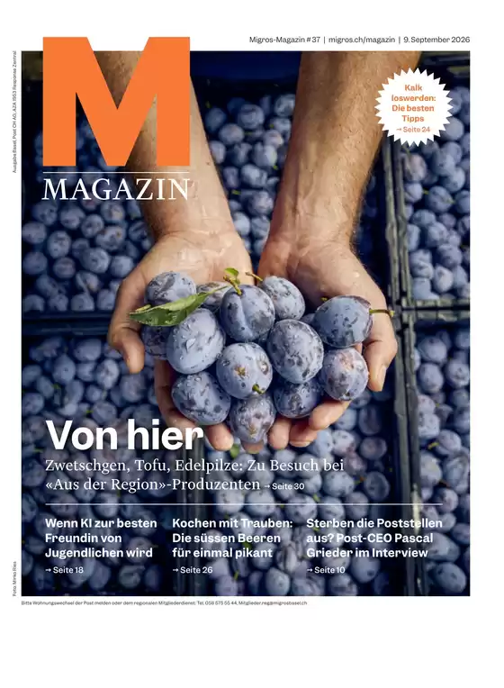 Migros Katalog in Wil | Migros reklamblad - DE Basel | 2026-09-09T00:00:00.000Z - 2026-09-09T00:00:00.000Z