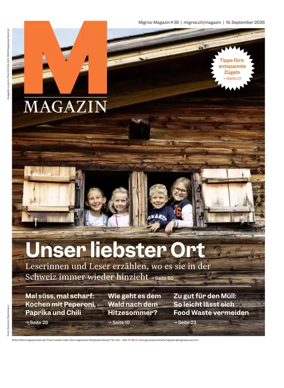 Migros Katalog in Thalwil | Migros reklamblad - DE Luzern | 2026-09-16T00:00:00.000Z - 2026-09-30T00:00:00.000Z