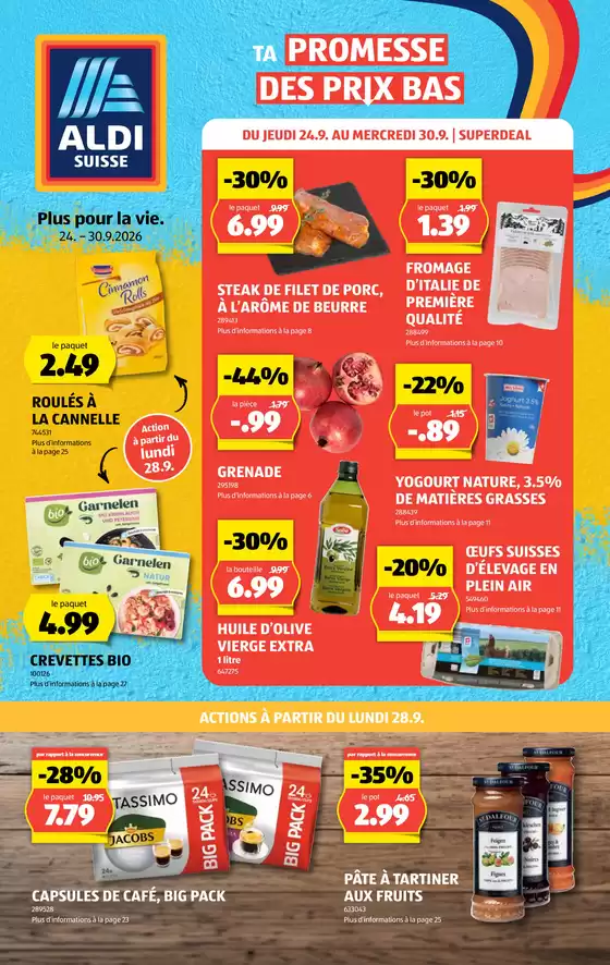 Aldi Katalog in Wädenswil | Aktuälli Sonderaktione | 2026-09-24T00:00:00.000Z - 2026-09-30T00:00:00.000Z