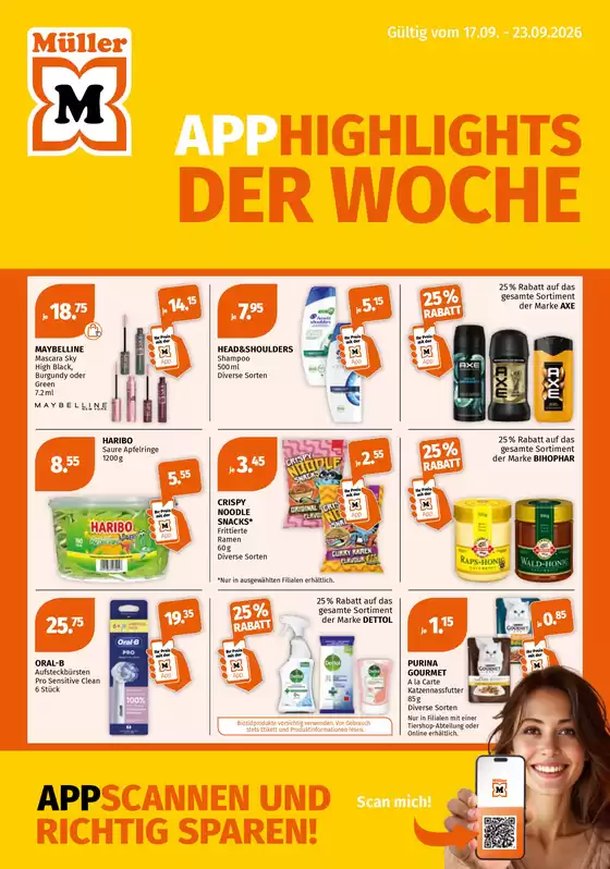 Müller Katalog | Unsere App Highlights | 2026-09-16T00:00:00.000Z - 2026-09-23T00:00:00.000Z