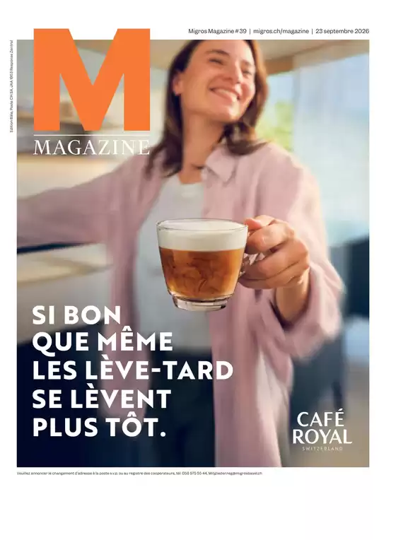 Migros Katalog in Cernobbio | Migros reklamblad - FR Basel | 2026-09-23T00:00:00.000Z - 2026-09-23T00:00:00.000Z