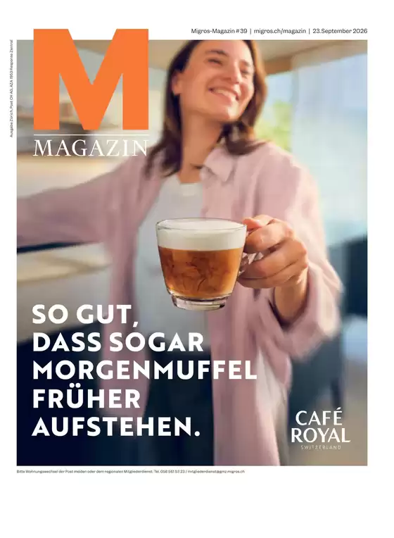 Migros Katalog in Cernobbio | Migros reklamblad - DE Zürich | 2026-09-23T00:00:00.000Z - 2026-09-23T00:00:00.000Z