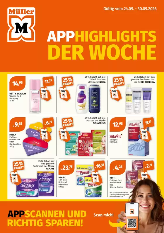Müller Katalog in Affoltern am Albis | Unsere App Highlights | 2026-09-23T00:00:00.000Z - 2026-09-29T00:00:00.000Z
