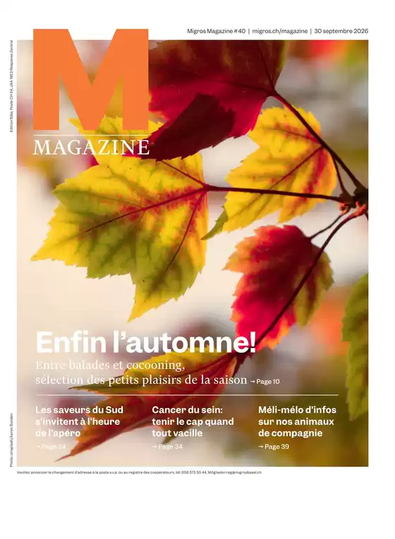 Migros Katalog in St. Gallen | Migros reklamblad - FR Basel | 2026-09-30T00:00:00.000Z - 2026-10-14T00:00:00.000Z