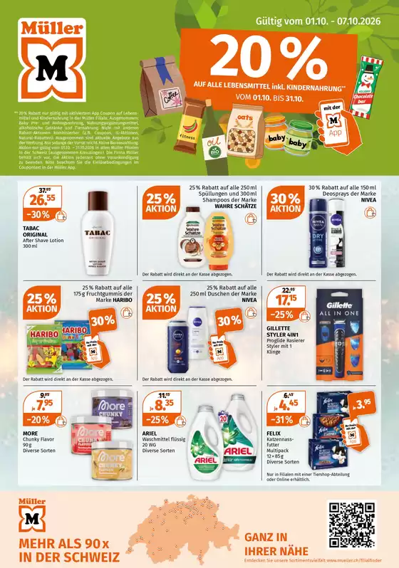 Müller Katalog | Sparen macht Freude | 2026-09-30T00:00:00.000Z - 2026-10-07T00:00:00.000Z