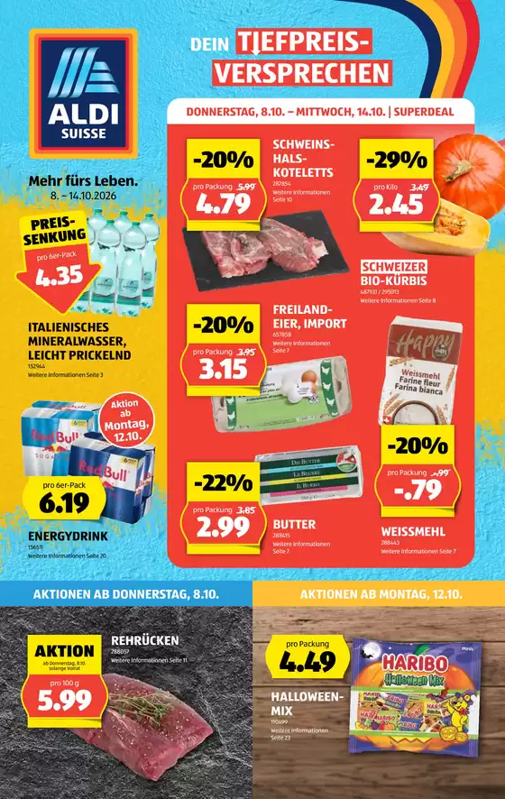 Aldi Katalog in Wetzikon | Exklusivi Deals für üsi Chunde | 2026-10-08T00:00:00.000Z - 2026-10-14T00:00:00.000Z