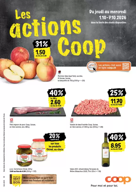 Coop City Katalog in Biel (Bienne) | Groossi Uswahl a Ängbot | 2026-10-01T00:00:00.000Z - 2026-10-07T00:00:00.000Z