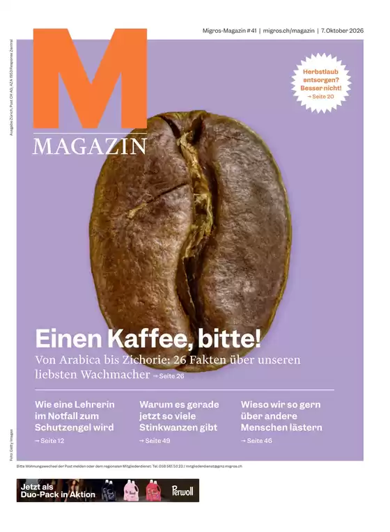 Migros Katalog in Mendrisio | Migros reklamblad - DE Zürich | 2026-10-07T00:00:00.000Z - 2026-10-07T00:00:00.000Z